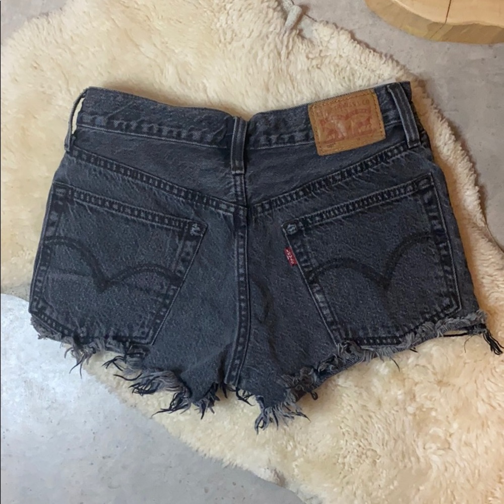 Levi’s cutoff denim shorts